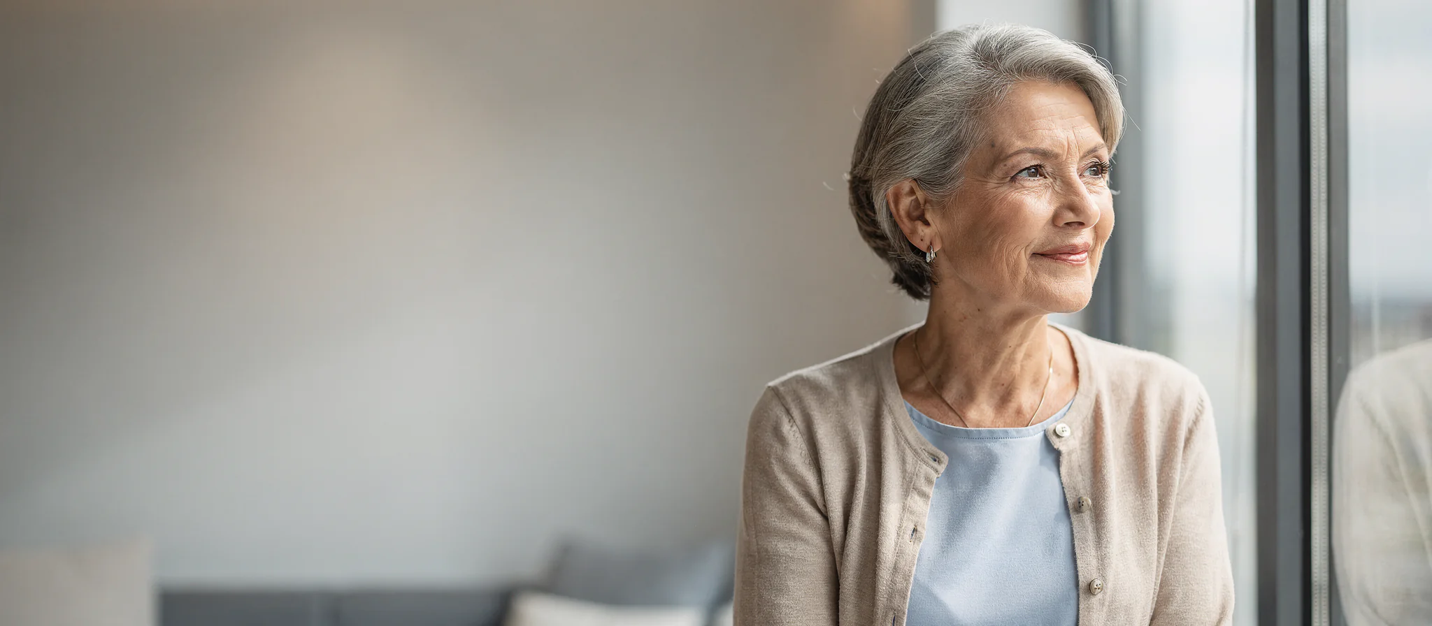 Patient sitting comfortably, prepared for a thyroid care conversation